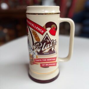 1987 Limited Edition #006544 Heileman Brewing Blatz Beer Stein